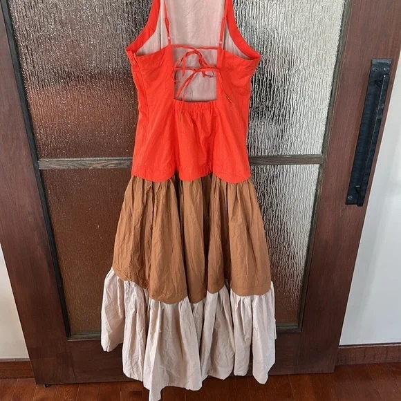 chinese dress ladies Maeve Halter Tiered Maxi Dress
